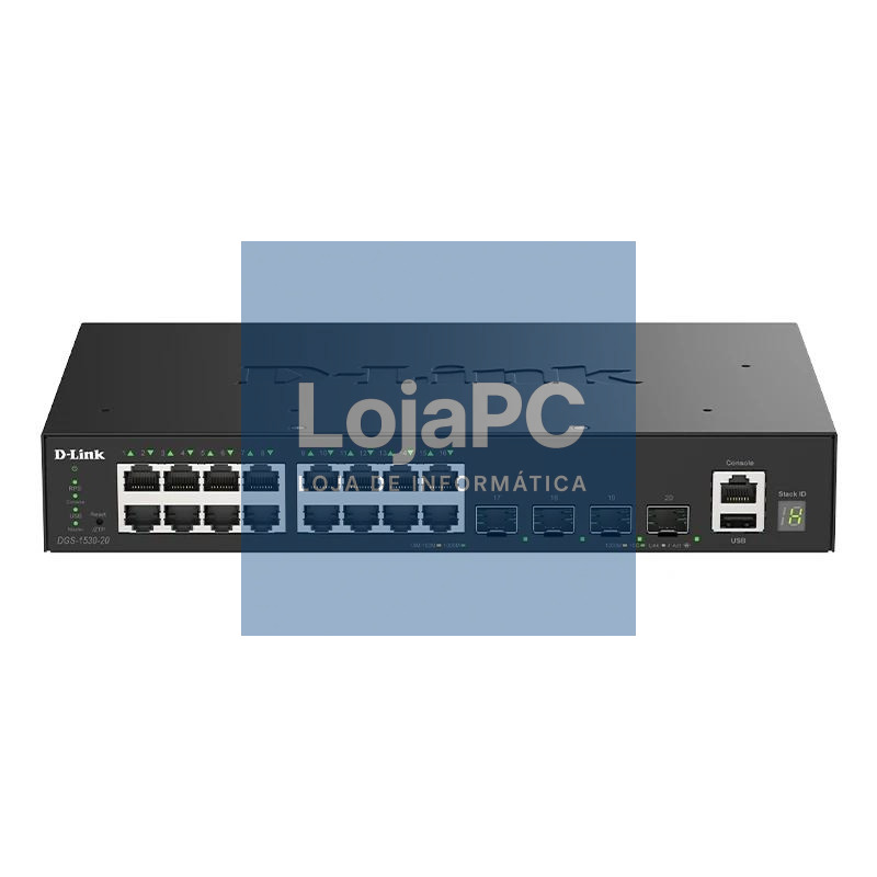 D-Link DGS-1530-20/E Switch 16xGb 4x10G SFP+