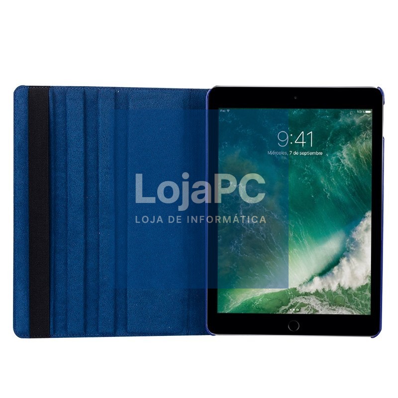 COOL Case for iPad Pro 10.5 / iPad Air 2019 10.5 Rotating Blue Leatherette — imagem 4
