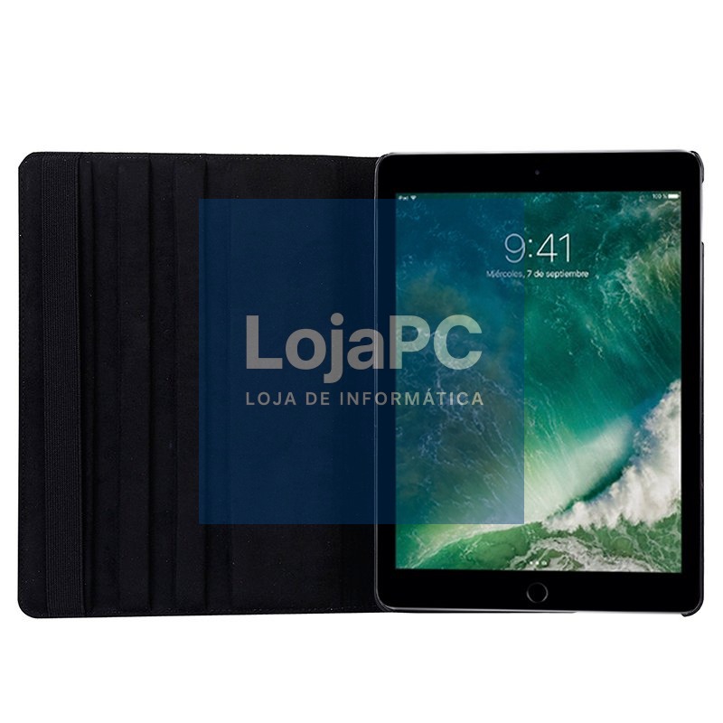 COOL Case for iPad Pro 10.5 / iPad Air 2019 10.5 Rotating Leatherette Black — imagem 4