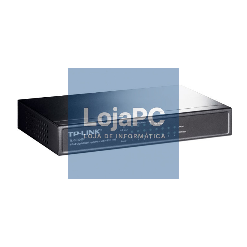 TP-LINK TL-SG1008P Switch 8xGB 4xPoE — imagem 2
