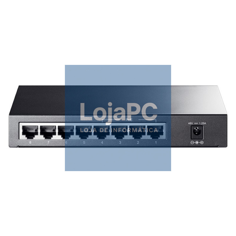 TP-LINK TL-SG1008P Switch 8xGB 4xPoE — imagem 3