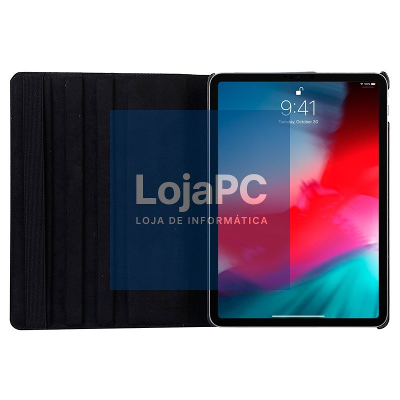 COOL Case for iPad Pro 11 (2018) Rotating Black Leatherette — imagem 3