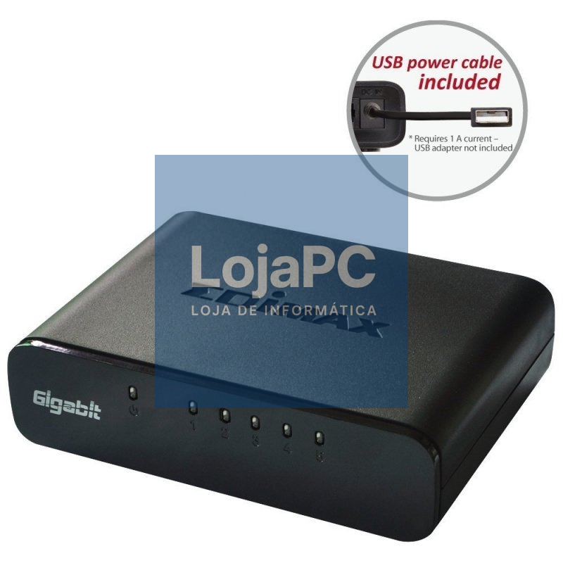 Edimax ES-5500G V3 Switch 5xGB Mini USB