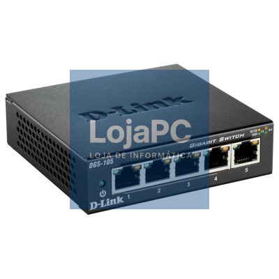 D-Link DGS-105 Switch 5xGB Metal — imagem 2