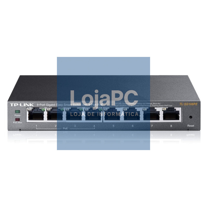 TP-LINK TL-SG108PE Switch 8xGB 4xGB PoE