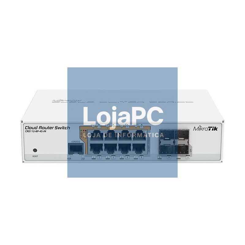 MikroTik CRS112-8P-4S-IN Switch 8xGB 4xSFP L5