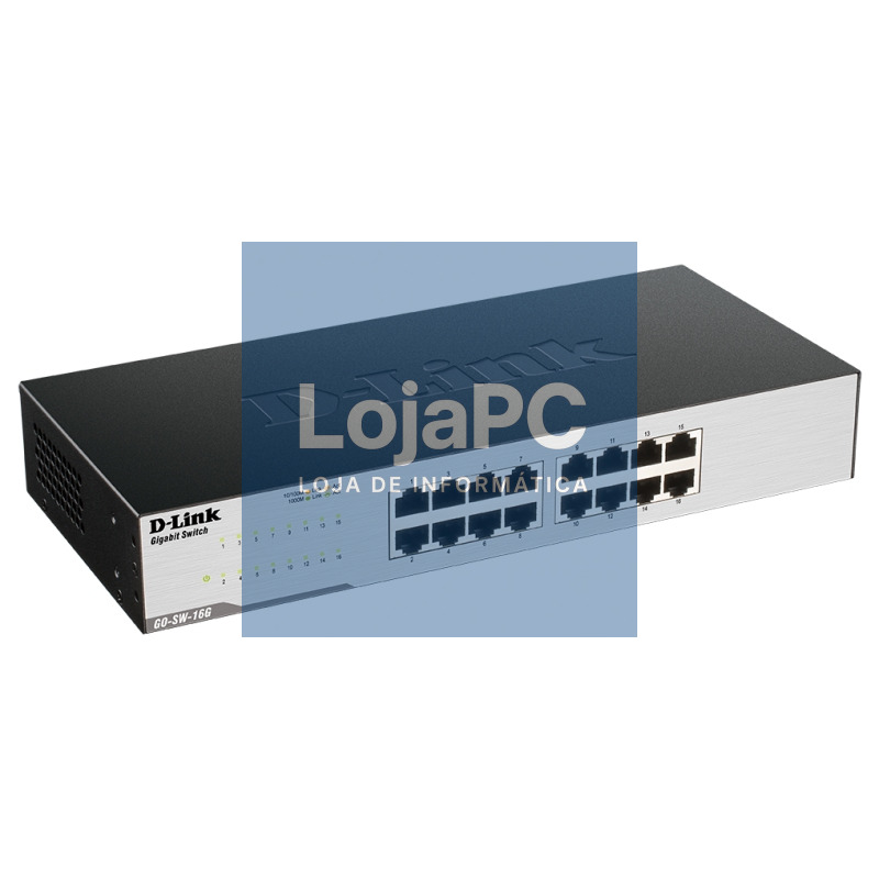 D-Link GO-SW-16G Switch 16xGB Metal — imagem 2