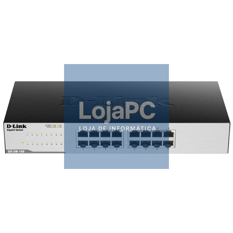 D-Link GO-SW-16G Switch 16xGB Metal