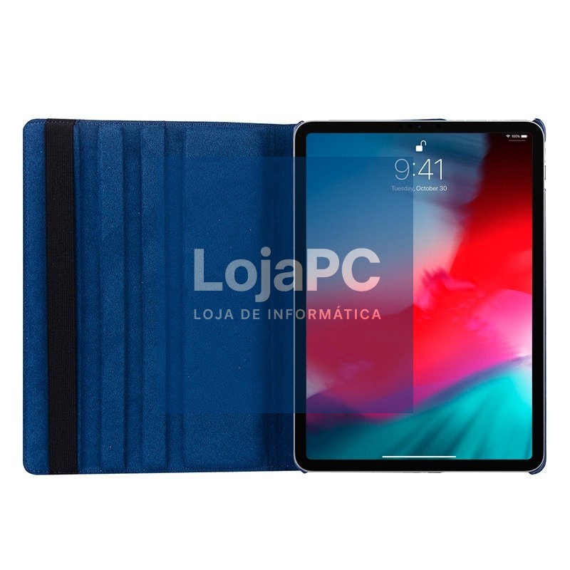 COOL Case for iPad Pro 11 (2018) Rotating Blue Leatherette — imagem 3