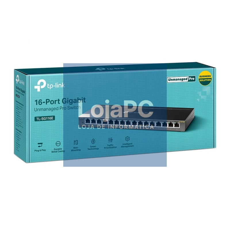 TP-LINK TL-SG116E Switch 16xGB Metal — imagem 3