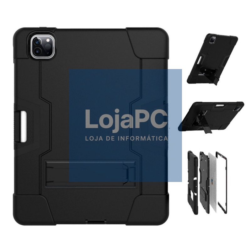 COOL Case for iPAD Pro 11 (2020 / 2021) / Air 4 2020 / Air 5 2022 / Air 6 / Air 11 (2024 / 2025 / 2026) Hard Black — imagem 4