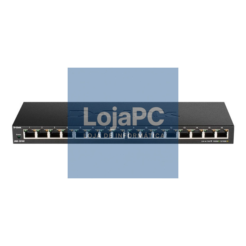 D-Link DGS-1016S/E Switch 16x10/100/1000Mbps GbE
