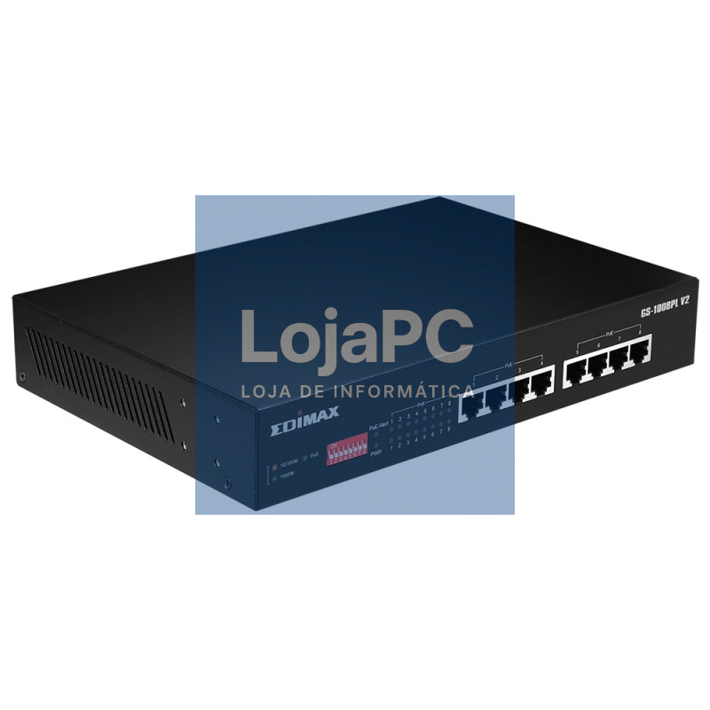Edimax GS-1008PL V2 Switch 8xGbE PoE+ — imagem 3