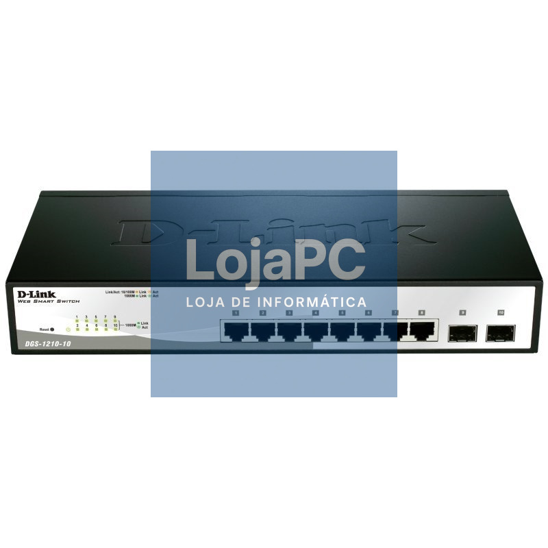 D-Link DGS-1210-10/E Switch 8xGB 2xSFP