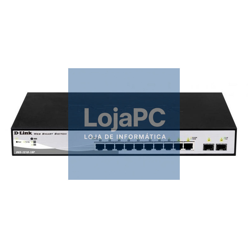 D-Link DGS-1210-10P/E Switch 8xGB PoE 2xSFP