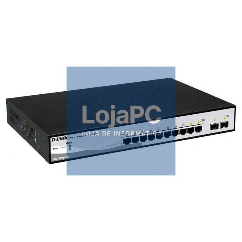 D-Link DGS-1210-10P/E Switch 8xGB PoE 2xSFP — imagem 2