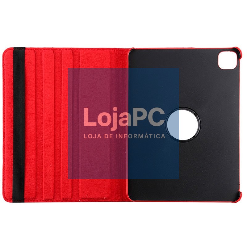 COOL Case for iPAD Pro 11 (2020 / 2021) / Air 4 2020 / Air 5 2022 / Air 6 / Air 11 (2024 / 2025 / 2026) Leatherette Red — imagem 4