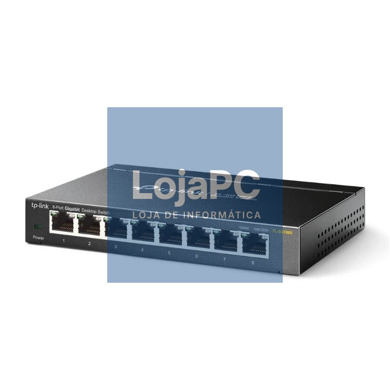 TP-Link TL-SG108S Switch 8xGB RJ45 Metal