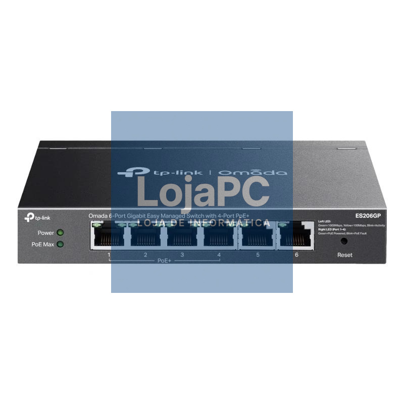 TP-Link ES206GP Switch 4xGb PoE+ 2xGb 65W Desktop