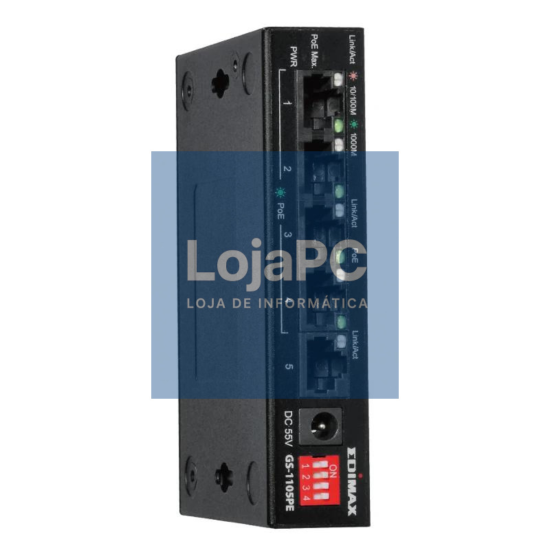 Edimax GS-1105PE Swithc 5xGbE (4PoE+) LR — imagem 5