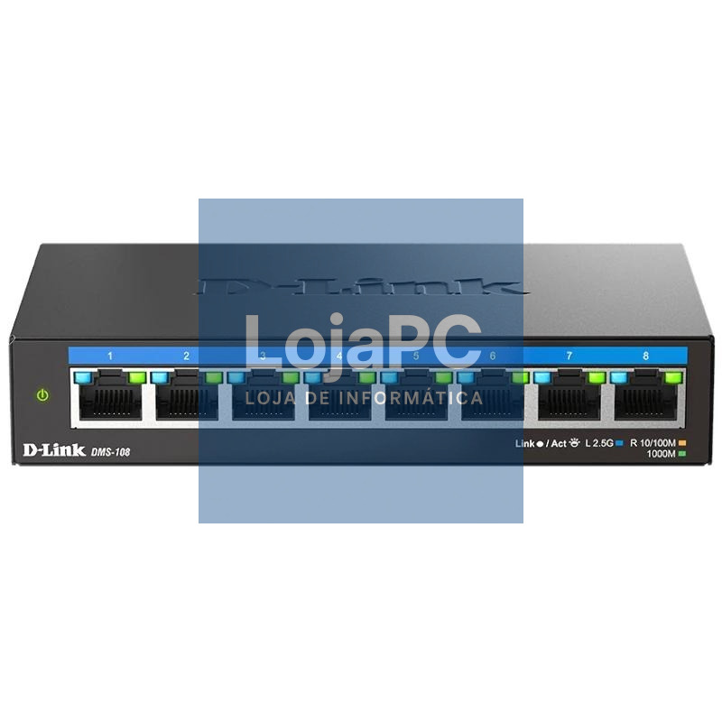 D-Link DMS-108 8x2.5MGb Unmanaged Switch