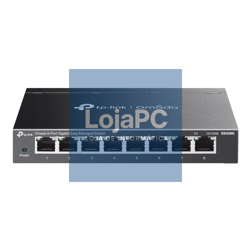 TP-Link ES208G Switch 8xGbE Acero Desktop