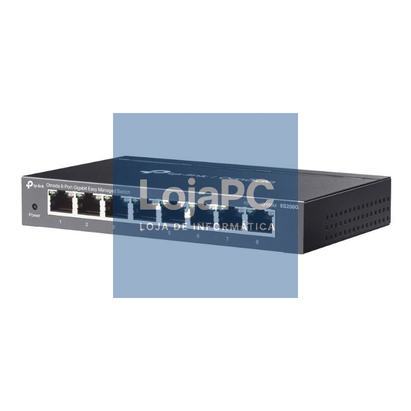 TP-Link ES208G Switch 8xGbE Acero Desktop — imagem 3