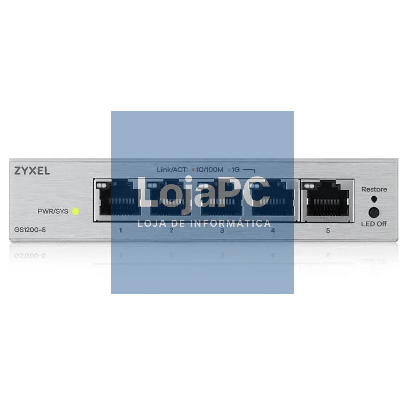 ZyXEL GS1200-5V3 Switch 5xGbE — imagem 5