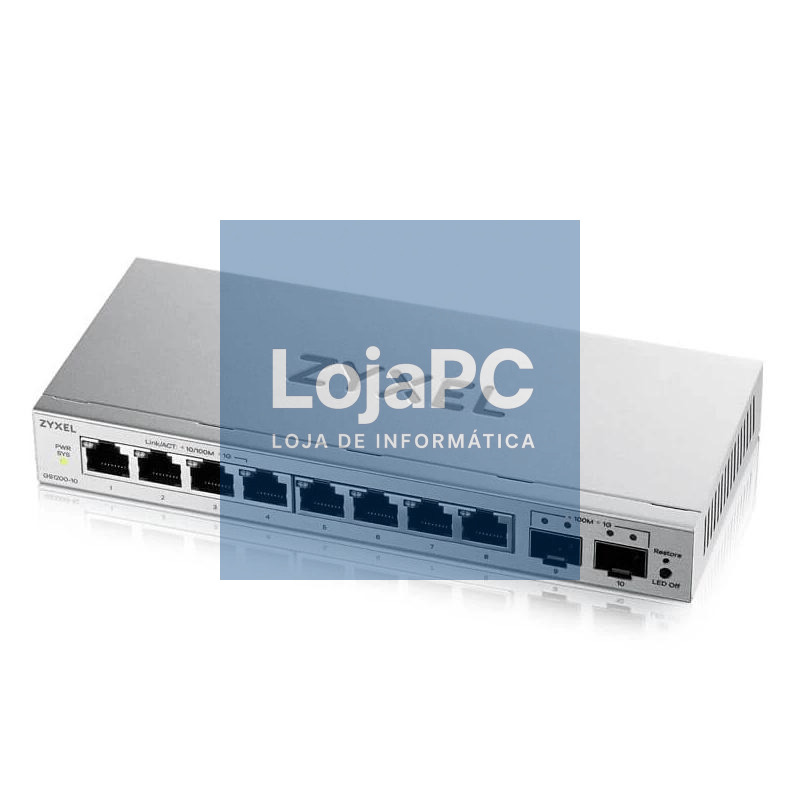 ZyXEL GS1200-10V3 Switch 8xGbE 2xSFP