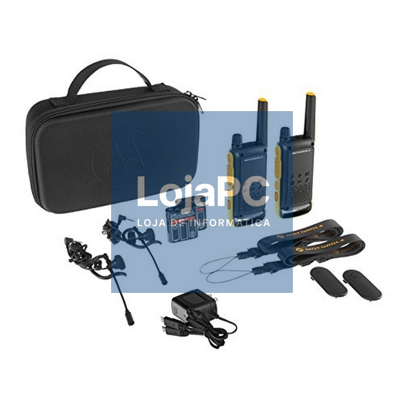 MOTOROLA T82 Extreme Walkie Talkie 10Km 16CH Duo — imagem 2