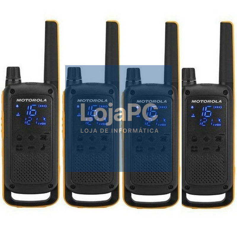 MOTOROLA T82 Extreme Walkie Talkie 10Km 16CH Quad — imagem 2