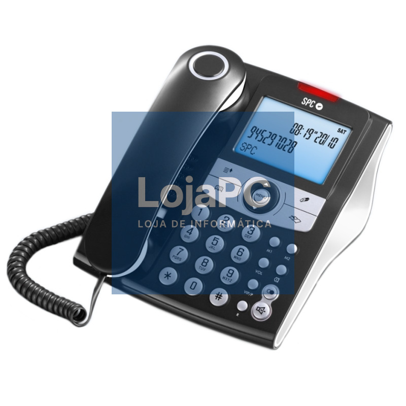 SPC 3804N Telefono ELEGANCE ID 70M ML ID LCD Negro