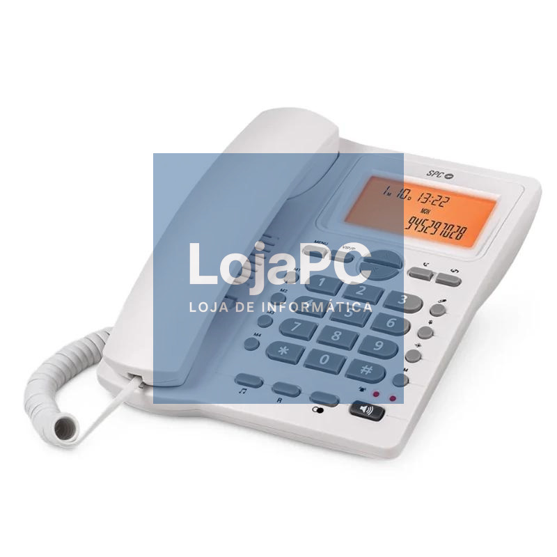SPC 3612B Telefono OFFICE ID 2 LCD Blanco