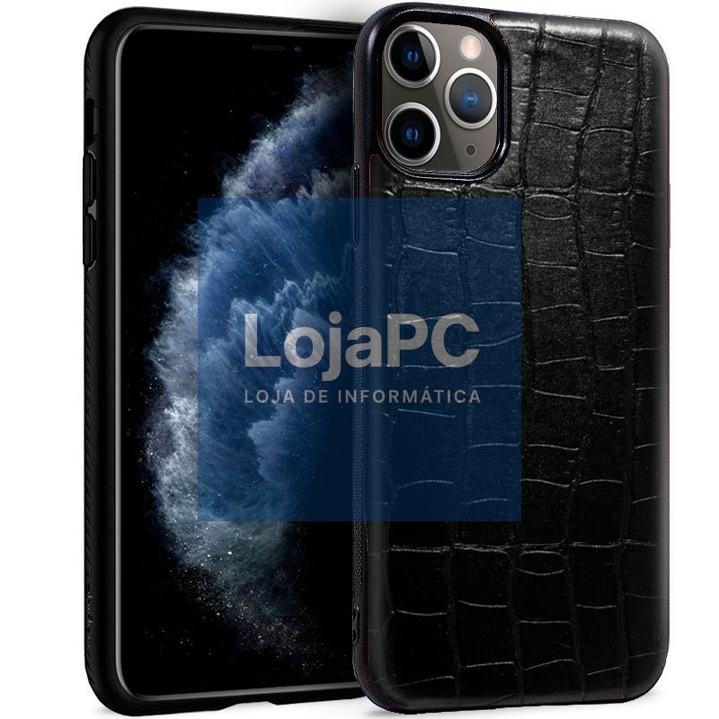 COOL Case for iPhone 11 Pro Leather Crocodile Black