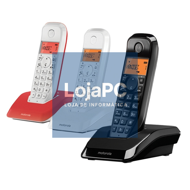 MOTOROLA S1203 Telefono DECT TRIO Colores
