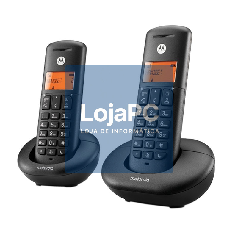 MOTOROLA E202 Telefono DECT Call Blocking Duo