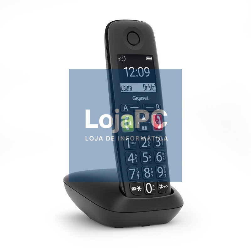 Gigaset E290 Inalámbrico DECT Duo Negro