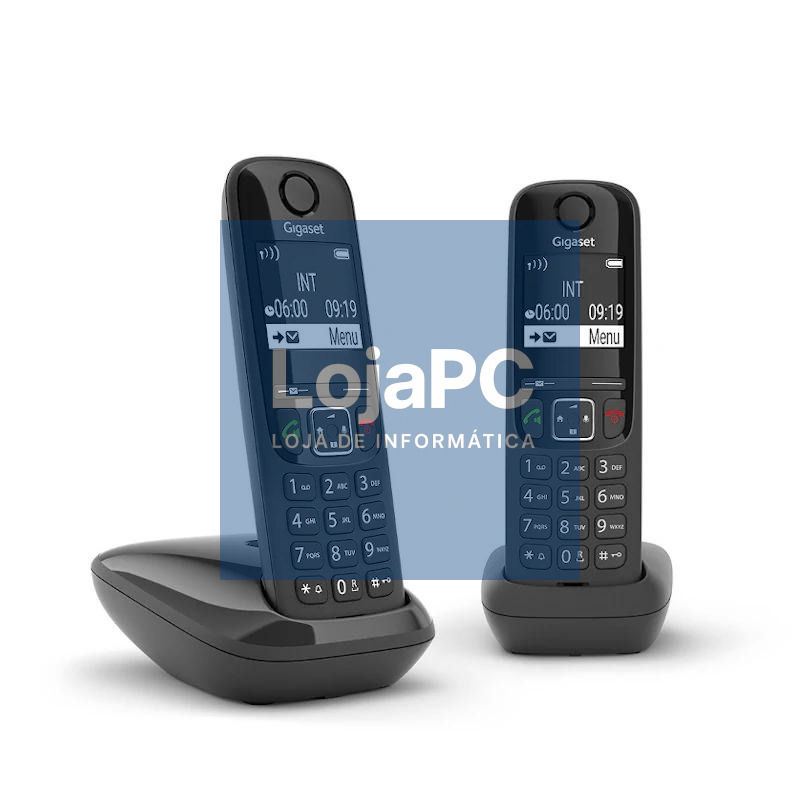Gigaset AS690 Inalámbrico DECT DUO Negro — imagem 2
