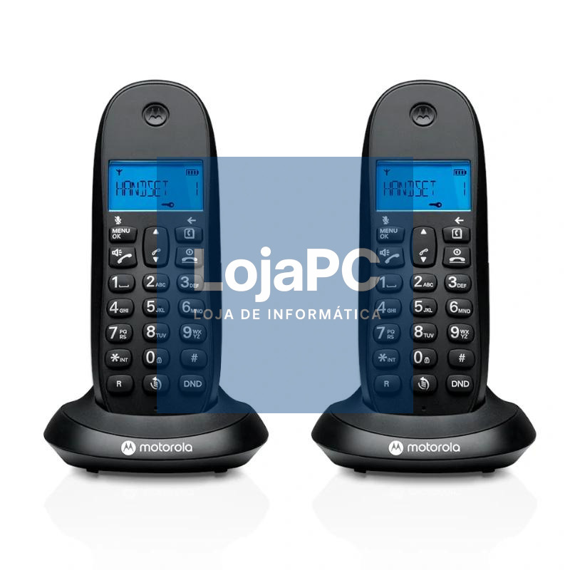 MOTOROLA C1002 CB+ Telefono DECT Negro Duo — imagem 3