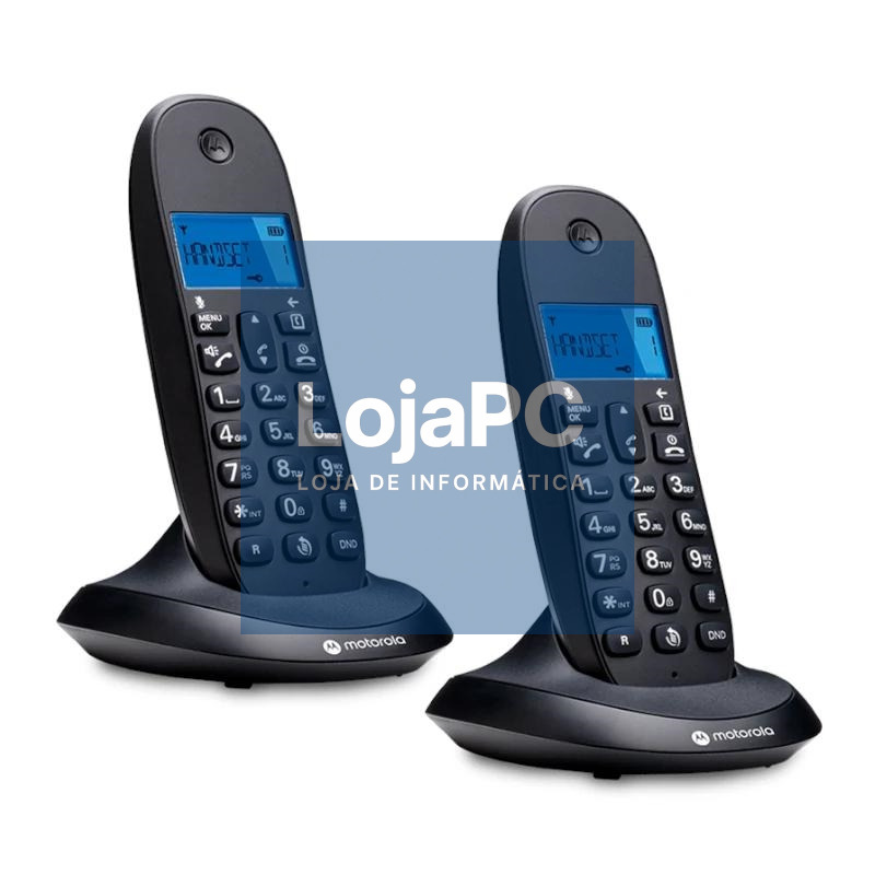 MOTOROLA C1002 CB+ Telefono DECT Negro Duo