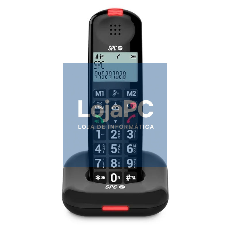 SPC 7612N Telefono Inalámbrico COMFORT KAIRO Negro — imagem 2