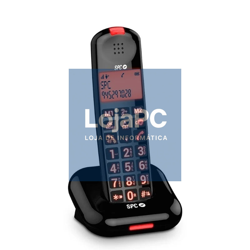 SPC 7612N Telefono Inalámbrico COMFORT KAIRO Negro
