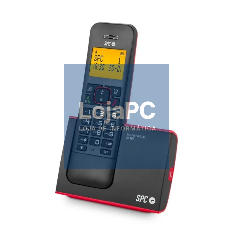 SPC 7290RC1 Telefono DECT BLADE ID AG50 Rojo