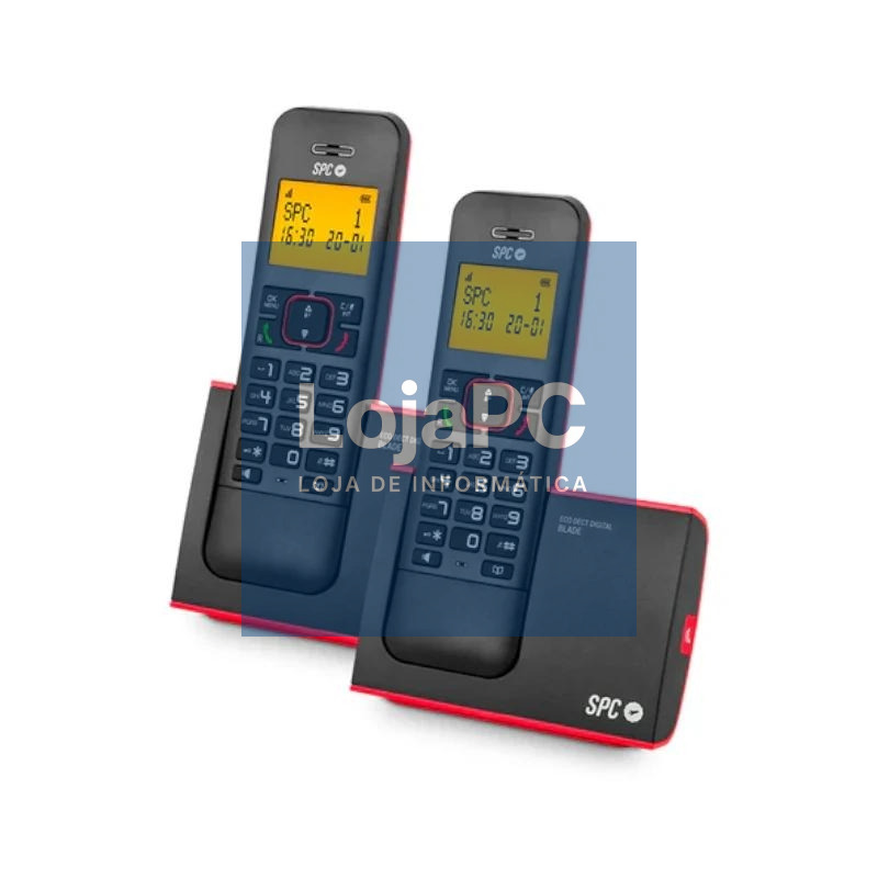 SPC 7292RC2 Telefono DECT BLADE ID AG50 Rojo Duo
