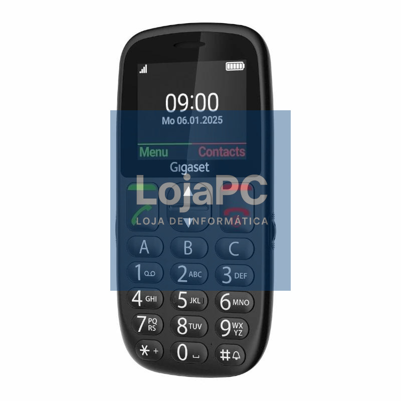 Gigaset Móvil Senior GL395 2.2" SIM Negro — imagem 5
