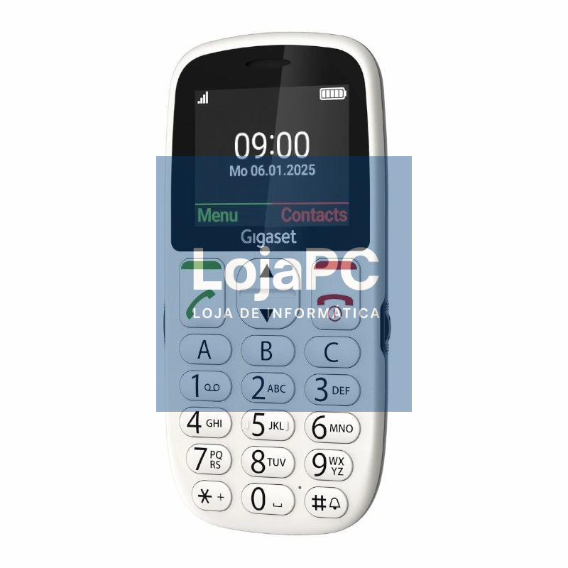 Gigaset Móvil Senior GL395 2.2" SIM Blanco — imagem 3