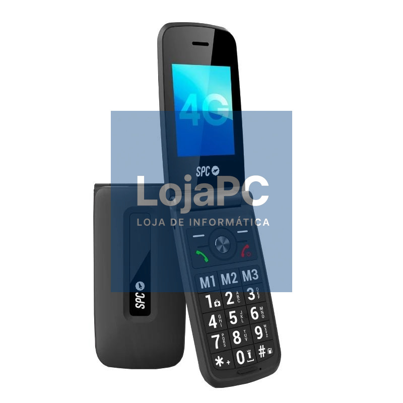 SPC 2342N Titan 4G Movil Senior 2.4" S.HELP Negro