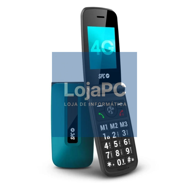 SPC 2342A Titan 4G Movil Senior 2.4" S.HELP Azul