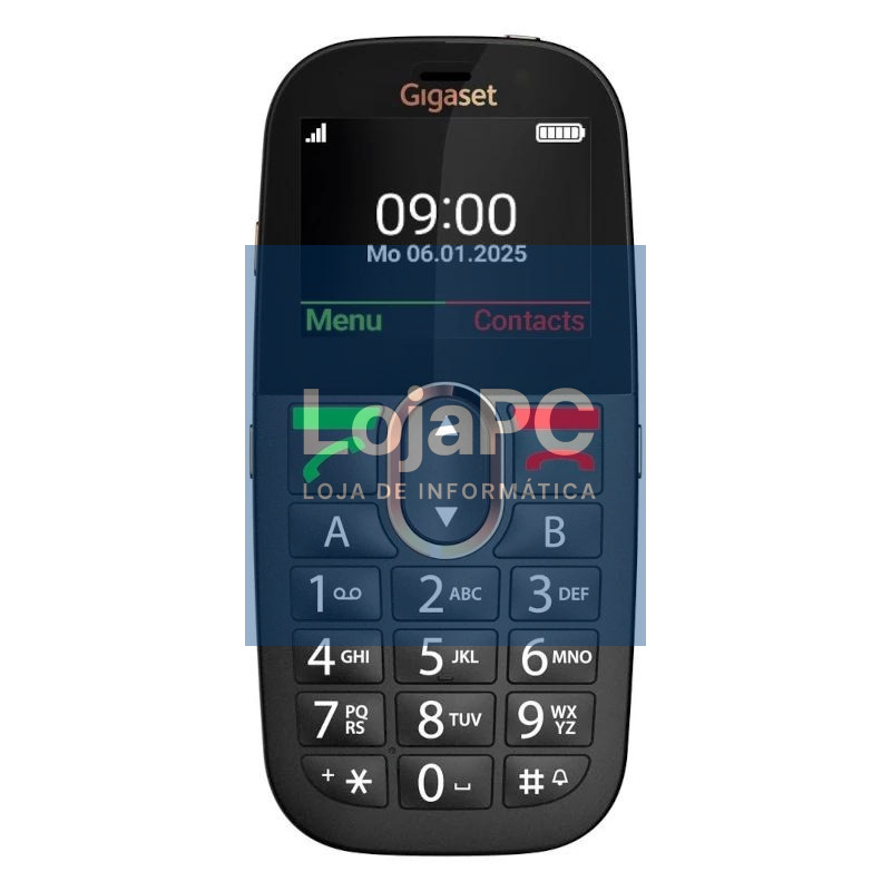 Gigaset Móvil Senior GL695 4G 2.31" Negro + Base