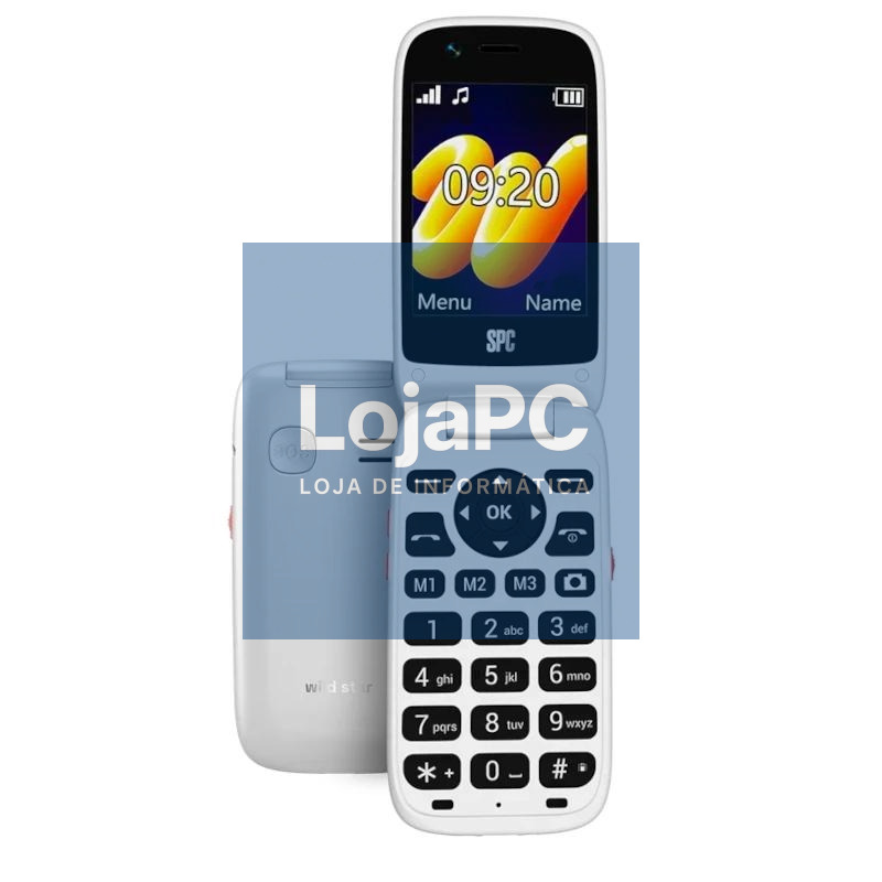SPC 2346B Wild Star 4G Movil 2.8" Circles FM Blanc